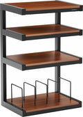 NorStone Esse hi-fi Vinyl noir satiné et noyer - 1