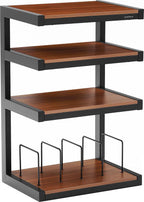 NorStone Esse hi-fi Vinyl noir satiné et noyer - 1