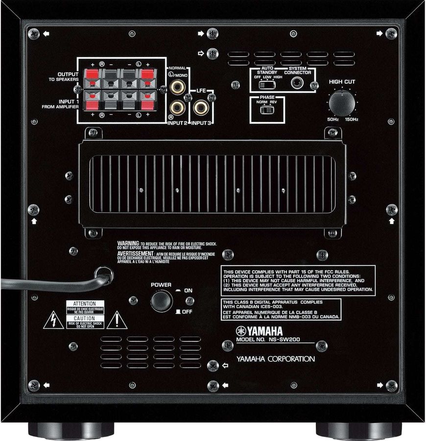 Yamaha NS-SW200 Noir laqué - 2