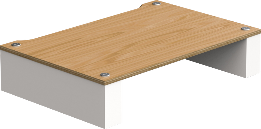 Blok Stax 2G 120 mm Naturel & Blanc satiné - 1