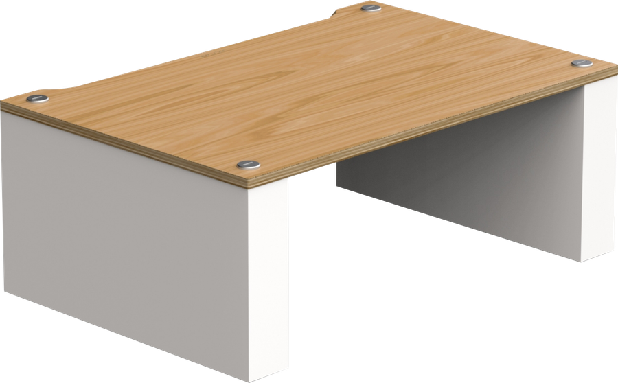 Blok Stax 2G 220 mm Naturel & Blanc satiné - 1